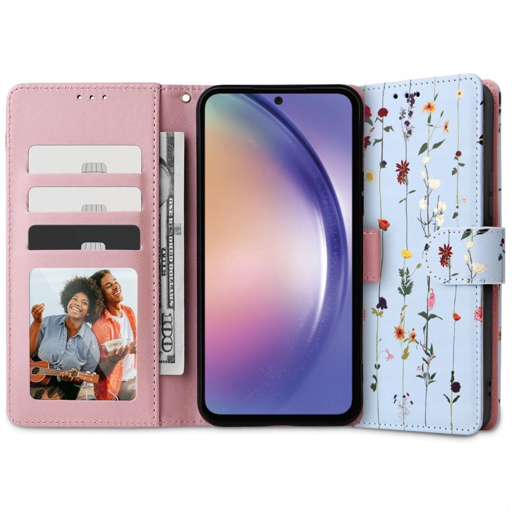 Hurtownia GSM - Etui Tech-Protect Wallet Samsung Galaxy A34 5G Garden Blue - THP1810 - {ean13} - Hurt
