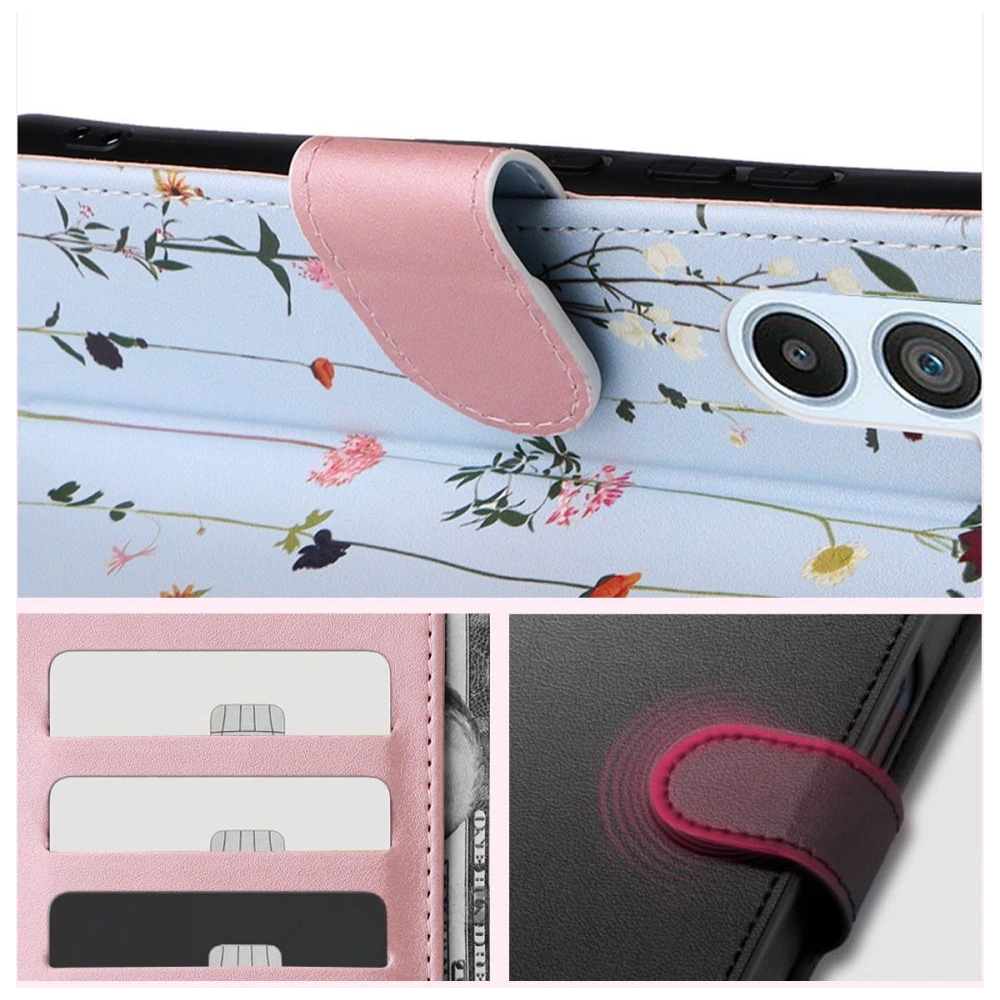 Wholesale Tech-Protect Wallet Samsung Galaxy A34 5G Garden Blue - THP1810 - {ean13} - Hurt