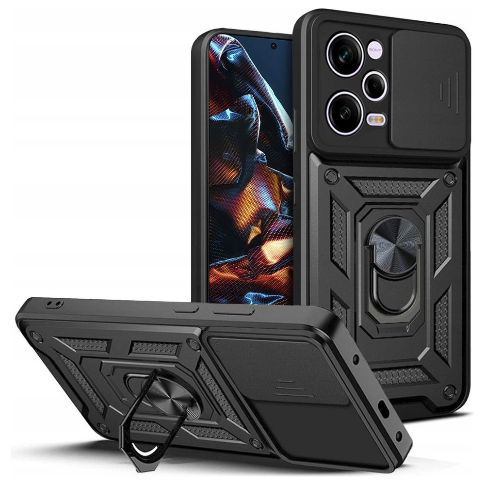 Hurtownia GSM - Etui Tech-Protect CamShield Pro Xiaomi Redmi Note 12 Pro/POCO X5 Pro 5G Black - THP1818 - {ean13} - Hurt