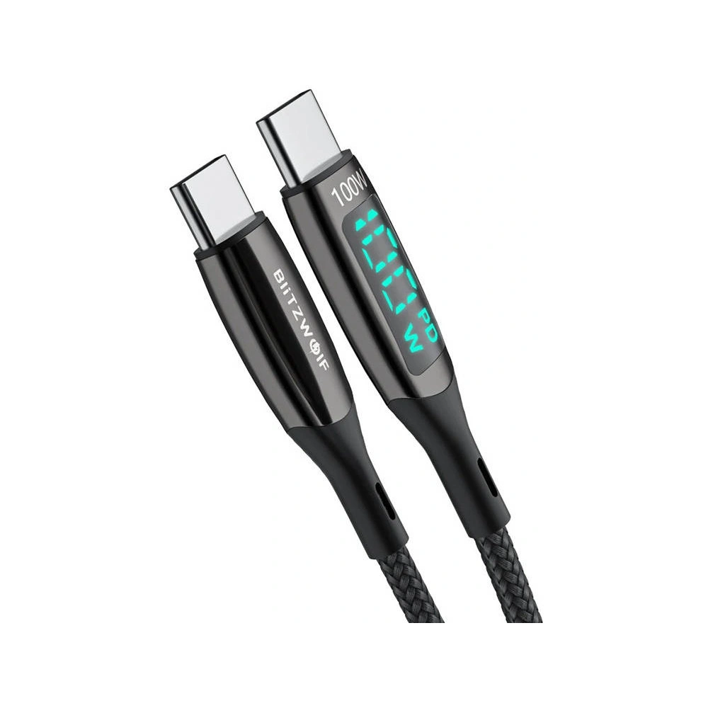 Wholesale Blitzwolf BW-TC23 USB-C/USB-C Cable 100W 1.8m (black) - BLZ535 - {ean13} - Hurt