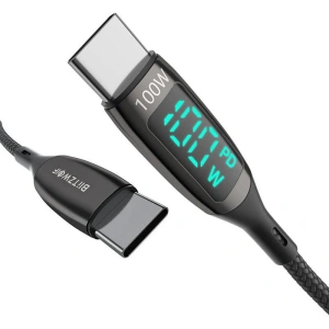 Hurtownia GSM - Kabel Blitzwolf BW-TC23 USB-C/USB-C 100W 1.8m (czarny) - BLZ535 - {ean13} - Hurt