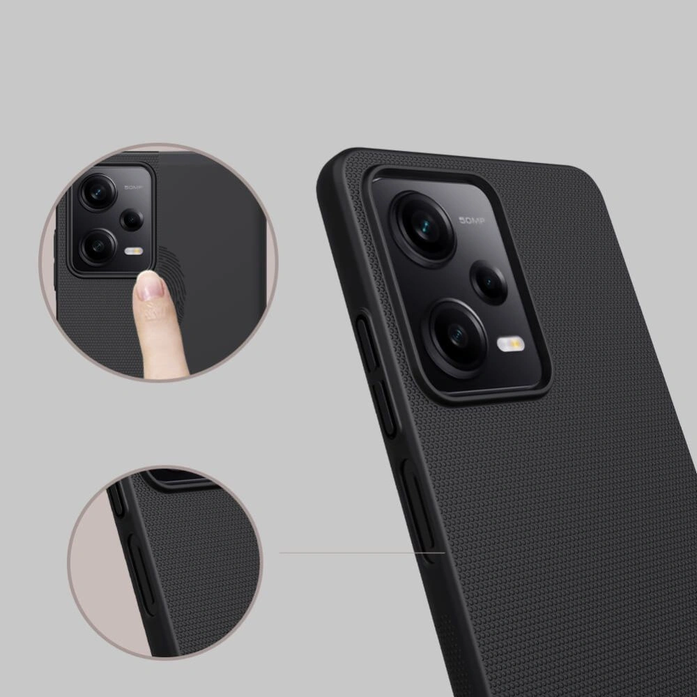 Hurtownia GSM - Etui Nillkin Frosted Shield Xiaomi Redmi Note 12 Pro/POCO X5 Pro 5G Kék - NLK948 - {ean13} - Hurt