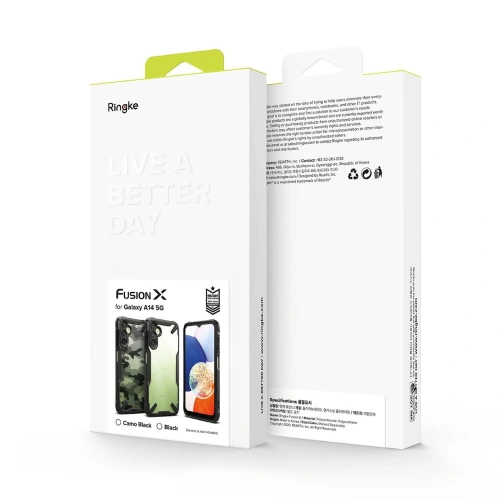 Etui Ringke Fusion-X Samsung Galaxy A14 5G Black