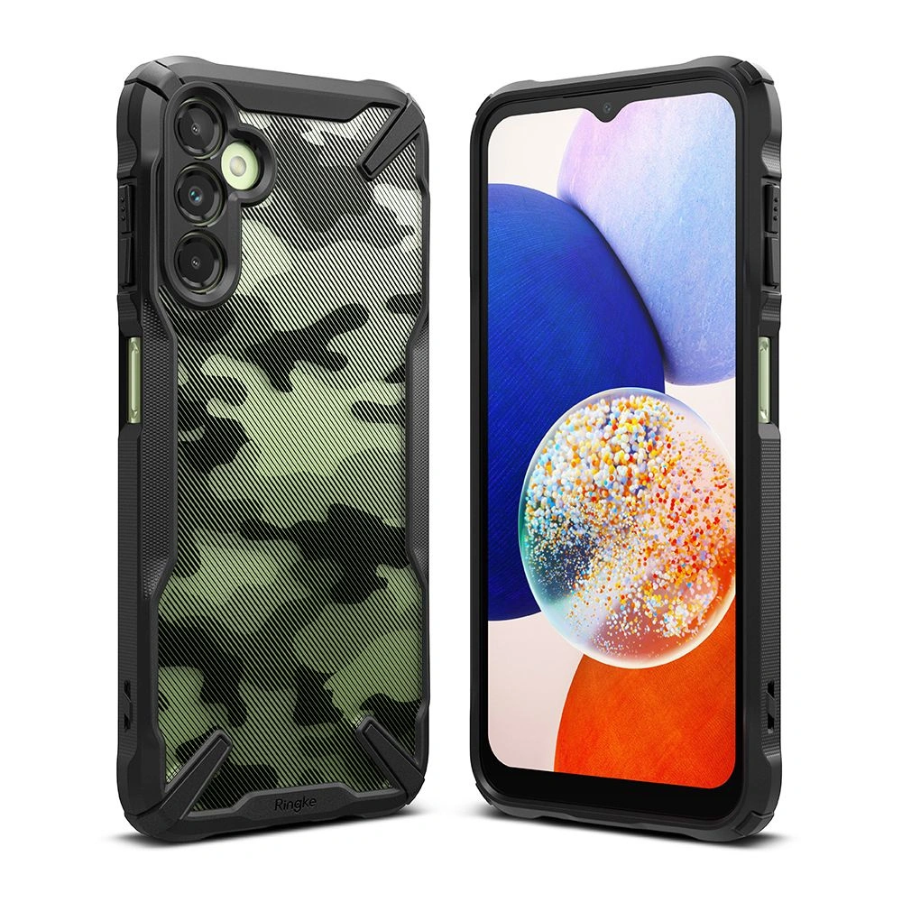 Hurtownia GSM - Etui Ringke Fusion-X Samsung Galaxy A14 5G Camo Schwarz - RGK1785 - {ean13} - Hurt