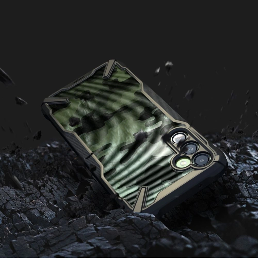 Hurtownia GSM - Etui Ringke Fusion-X Samsung Galaxy A14 5G Camo Schwarz - RGK1785 - {ean13} - Hurt