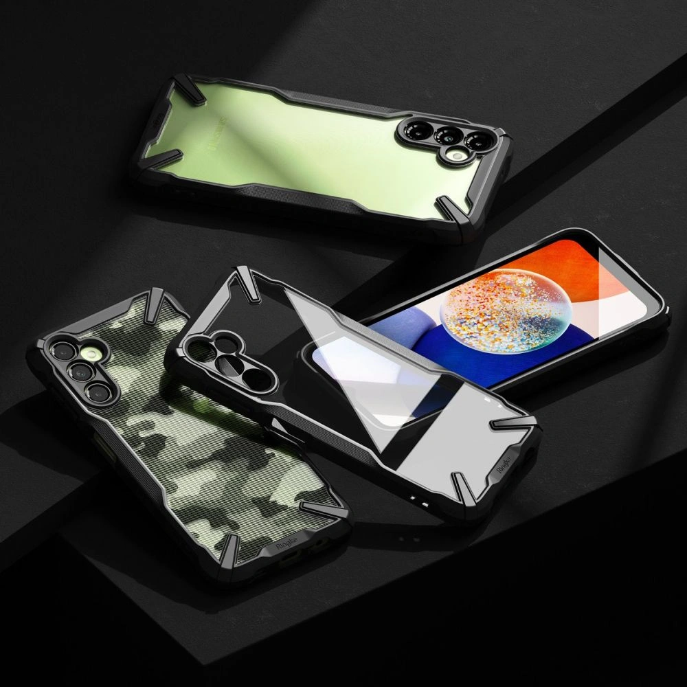Hurtownia GSM - Etui Ringke Fusion-X Samsung Galaxy A14 5G Camo Schwarz - RGK1785 - {ean13} - Hurt