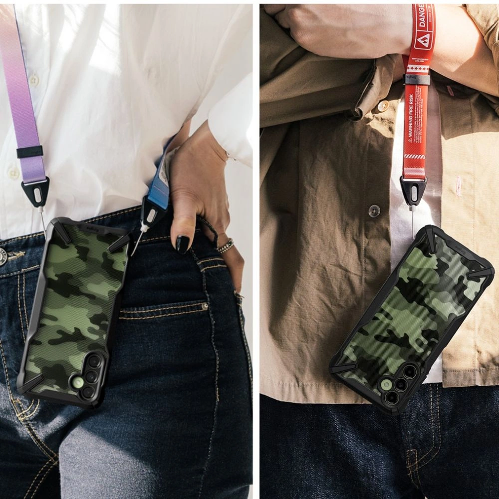 Hurtownia GSM - Etui Ringke Fusion-X Samsung Galaxy A14 5G Camo Schwarz - RGK1785 - {ean13} - Hurt
