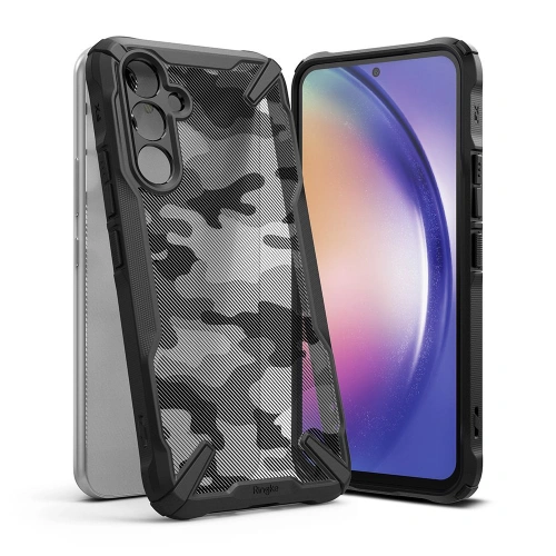 Etui Ringke Fusion-X Samsung Galaxy A54 5G Camo Black