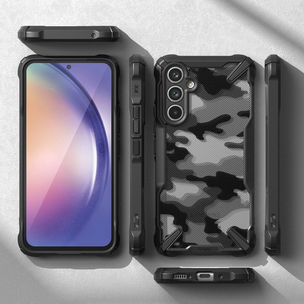 Hurtownia GSM - Etui Ringke Fusion-X Samsung Galaxy A54 5G Camo Negru - RGK1787 - {ean13} - Hurt