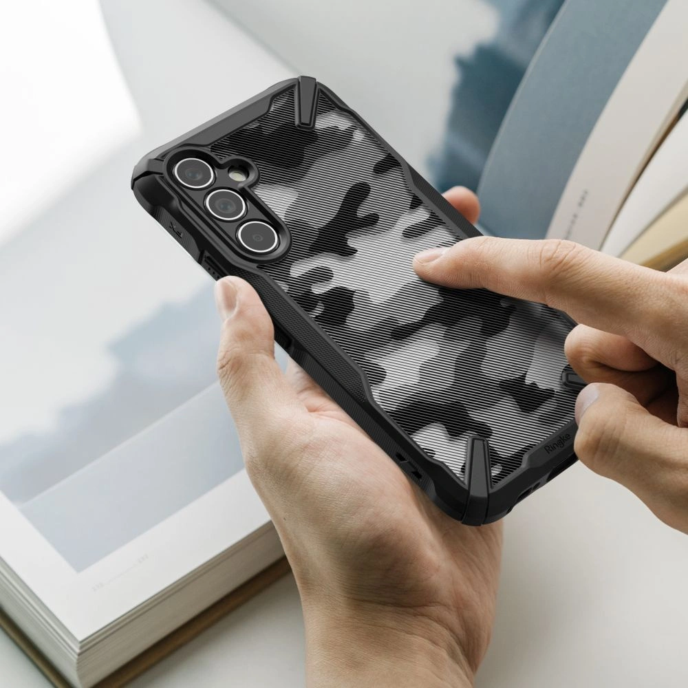 Hurtownia GSM - Etui Ringke Fusion-X Samsung Galaxy A54 5G Camo Negru - RGK1787 - {ean13} - Hurt