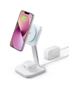 Vezeték nélküli töltő ESR HaloLock 2in1 Cryoboost Magnetic MagSafe Wireless Charger Arctic White