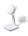 Hurtownia GSM - Încărcător wireless ESR HaloLock 2in1 Cryoboost Magnetic MagSafe Wireless Charger Arctic White - ESR661 - {ean13} - Hurt