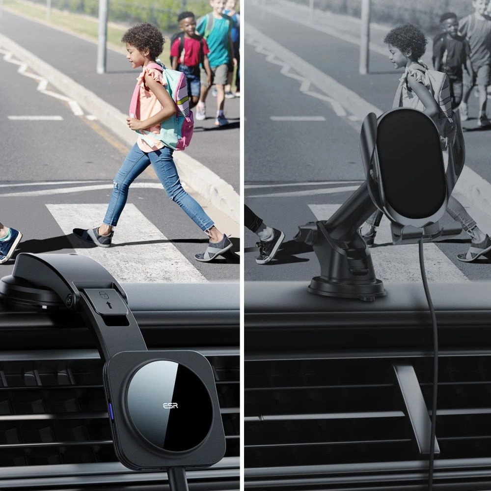 Wholesale ESR HaloLock MagSafe Magnetic Dashboard Wireless Charger Black - ESR663 - {ean13} - Hurt