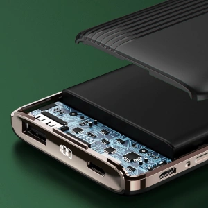 Hurtownia GSM - Powerbank Dudao K4Pro s vestavěnými kabely 10000mAh LED displej zelený - DDA255 - {ean13} - Hurt