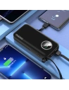 Hurtownia GSM - Powerbank Dudao K15sW 10000mAh 1xUSB-A / 1xUSB-C 22.5W s vestavěným kabelem 1xLightning / 1xUSB-C bílý - DDA256 - {ean13} - Hurt