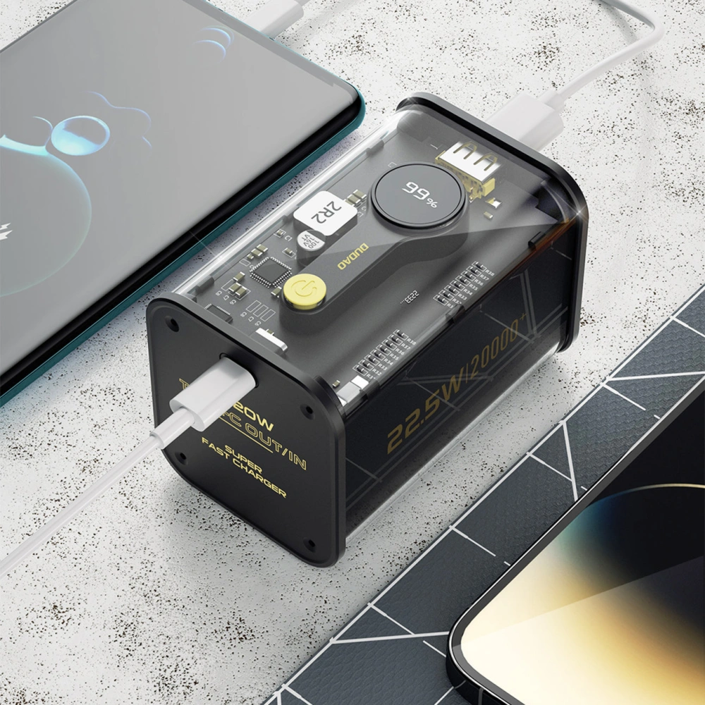Hurtownia GSM - Powerbank Dudao K16Pro 20000mAh 1xUSB-A / 1xUSB-C 22.5W PD schwarz - DDA258 - {ean13} - Hurt