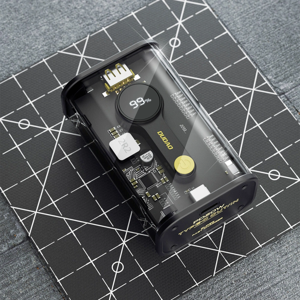 Hurtownia GSM - Powerbank Dudao K16 10000mAh 1xUSB-C / 1xUSB-A 22.5W PD černý - DDA259 - {ean13} - Hurt