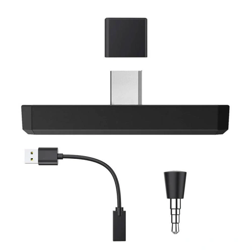Transmiter/nadajnik Blitzwolf AirAux AA-BT2 Bluetooth 5.0 USB-C do Playstation, PC (czarny)