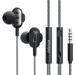 Blitzwolf AirAux AA-HE4 Earphones, jack 3.5mm, 1.2m (black) 