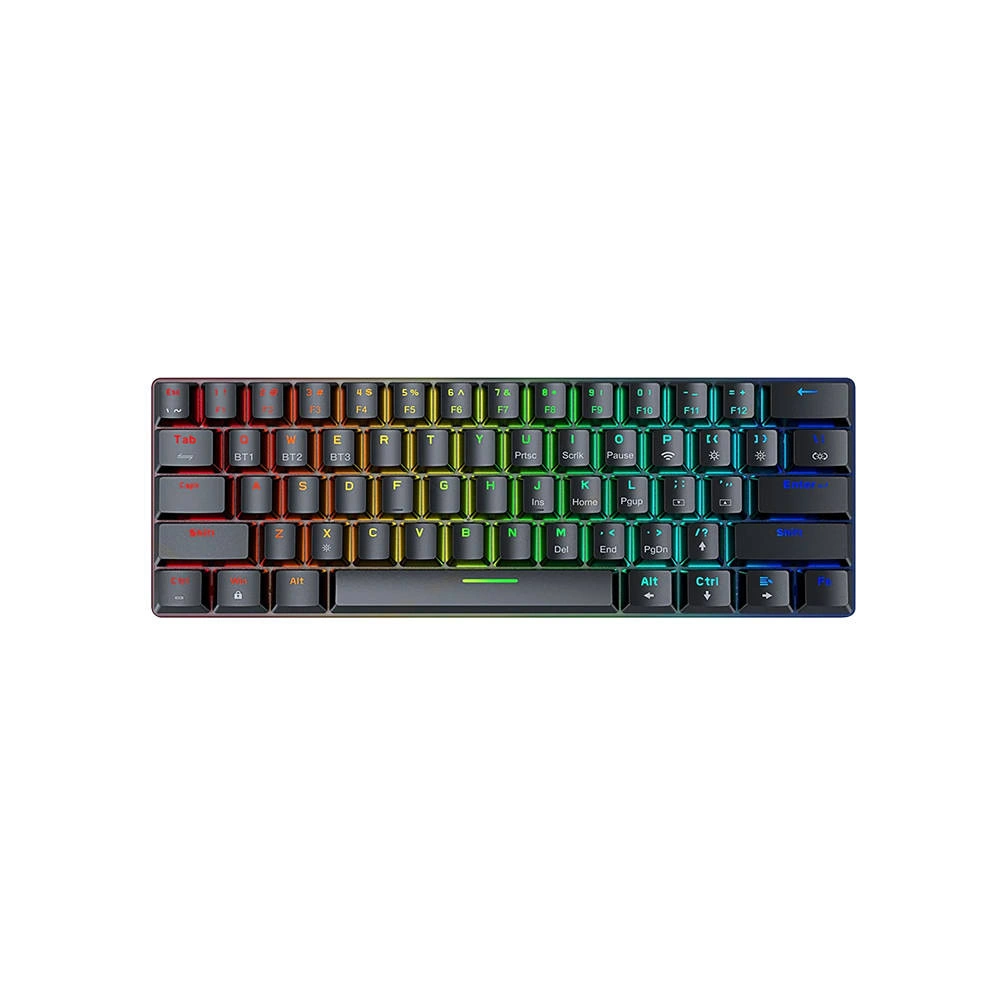 Hurtownia GSM - Bezdrátová herní klávesnice, mechanická BlitzWolf BW-KB0, Red switch, RGB (černá) - BLZ547 - {ean13} - Hurt