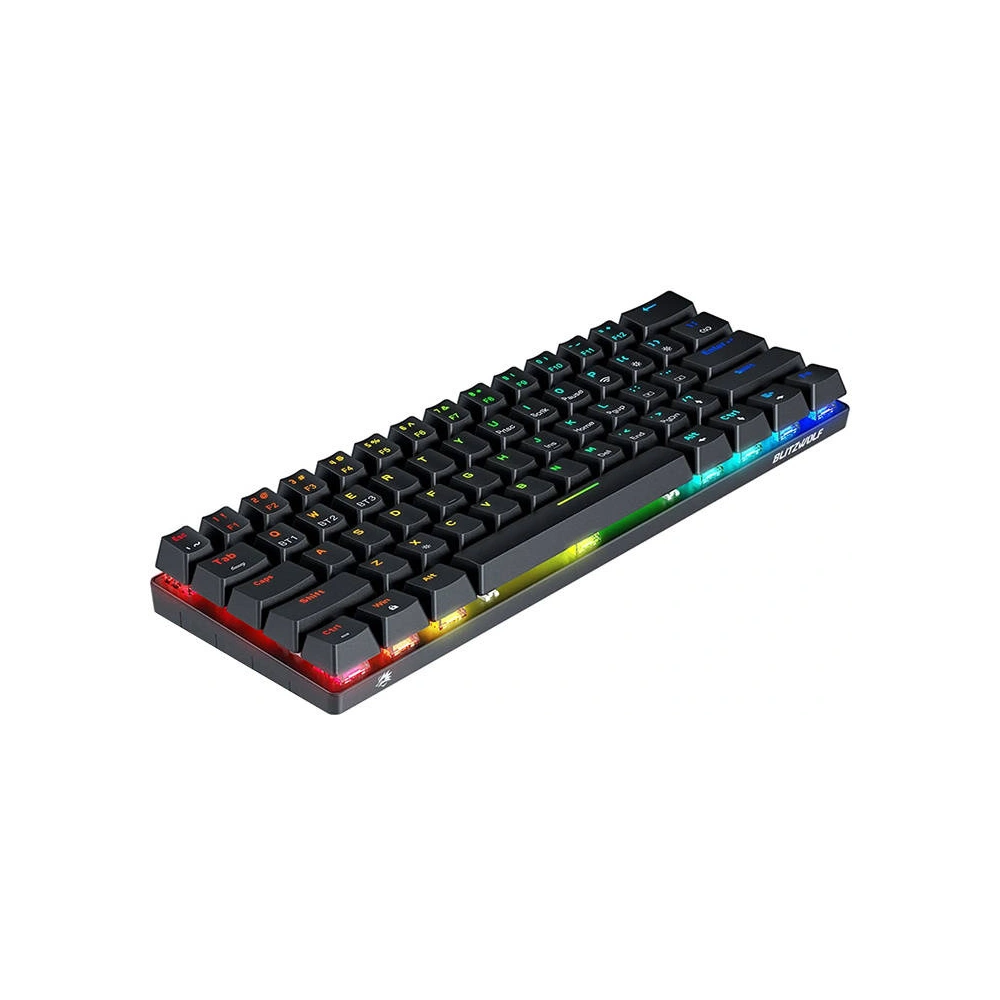 Hurtownia GSM - Bezdrátová herní klávesnice, mechanická BlitzWolf BW-KB0, Red switch, RGB (černá) - BLZ547 - {ean13} - Hurt