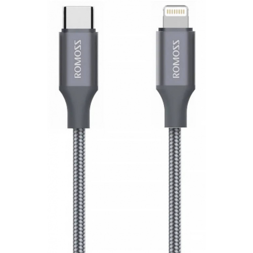 Romoss Distributor - 6936857202493 - ROM45 - Romoss CB1737 USB-C/Lightning Cable 27W 1m (gray) - B2B homescreen