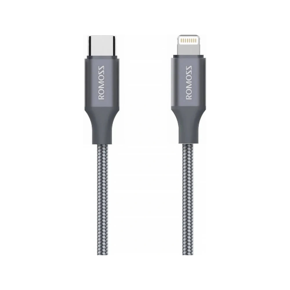 Hurtownia GSM - Cablu Romoss CB1737 USB-C/Lightning 27W 1m (gri) - ROM45 - {ean13} - Hurt