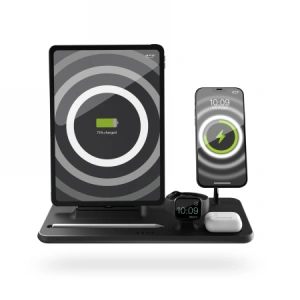 Hurtownia GSM - Ładowarka bezprzewodowa ZENS Aluminium 4w1 MagSafe Apple Pad + Apple Watch - ZENS9 - {ean13} - Hurt