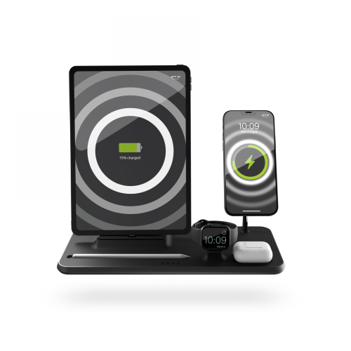 Hurtownia Zens - 8720618634184 - ZENS9 - Ładowarka bezprzewodowa ZENS Aluminium 4w1 MagSafe Apple Pad + Apple Watch - B2B homescreen