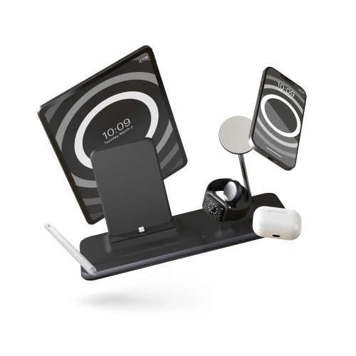 Ładowarka bezprzewodowa ZENS Aluminium 4w1 MagSafe Apple Pad + Apple Watch