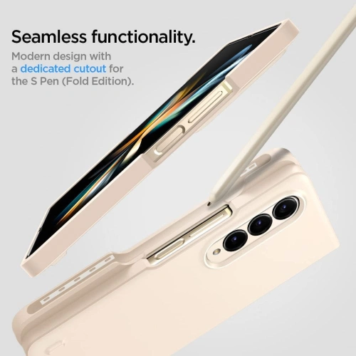 Etui Spigen Thin Fit Pen Samsung Galaxy Z Fold 4 Pearled Ivory