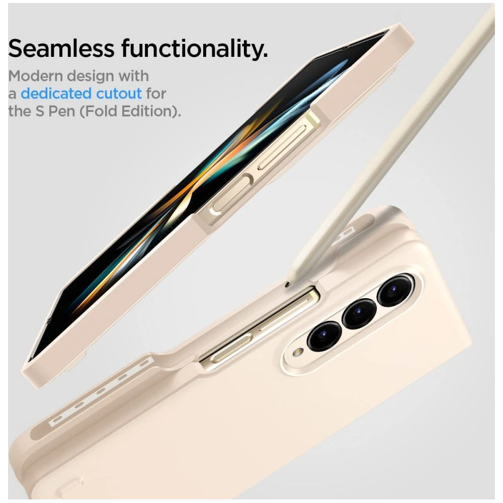 Wholesale Spigen Thin Fit Pen Samsung Galaxy Z Fold 4 Pearled Ivory - SPN2791 - {ean13} - Hurt