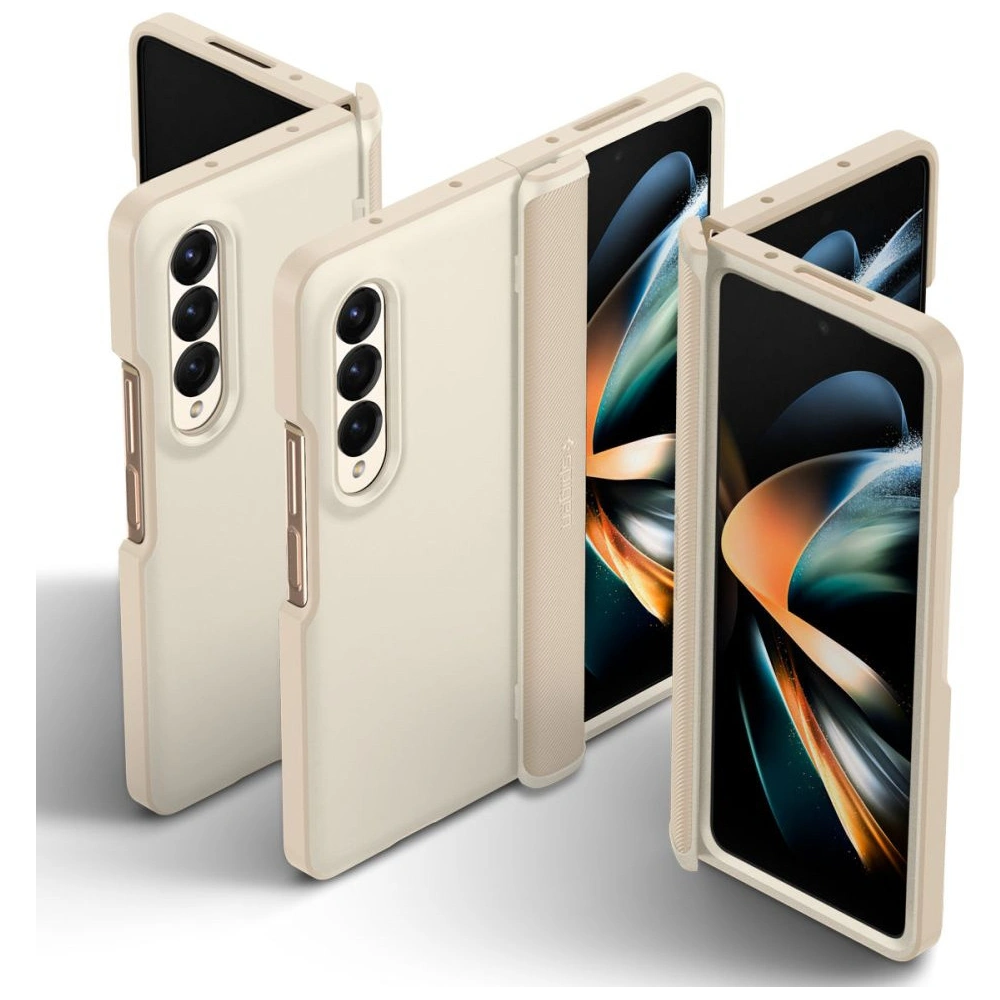Wholesale Spigen Slim Armor Pro Samsung Galaxy Z Fold 4 Pearled Ivory - SPN2793 - {ean13} - Hurt