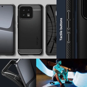 Hurtownia GSM - Etui Spigen Rugged Armor Xiaomi 13 Matt Schwarz - SPN2795 - {ean13} - Hurt