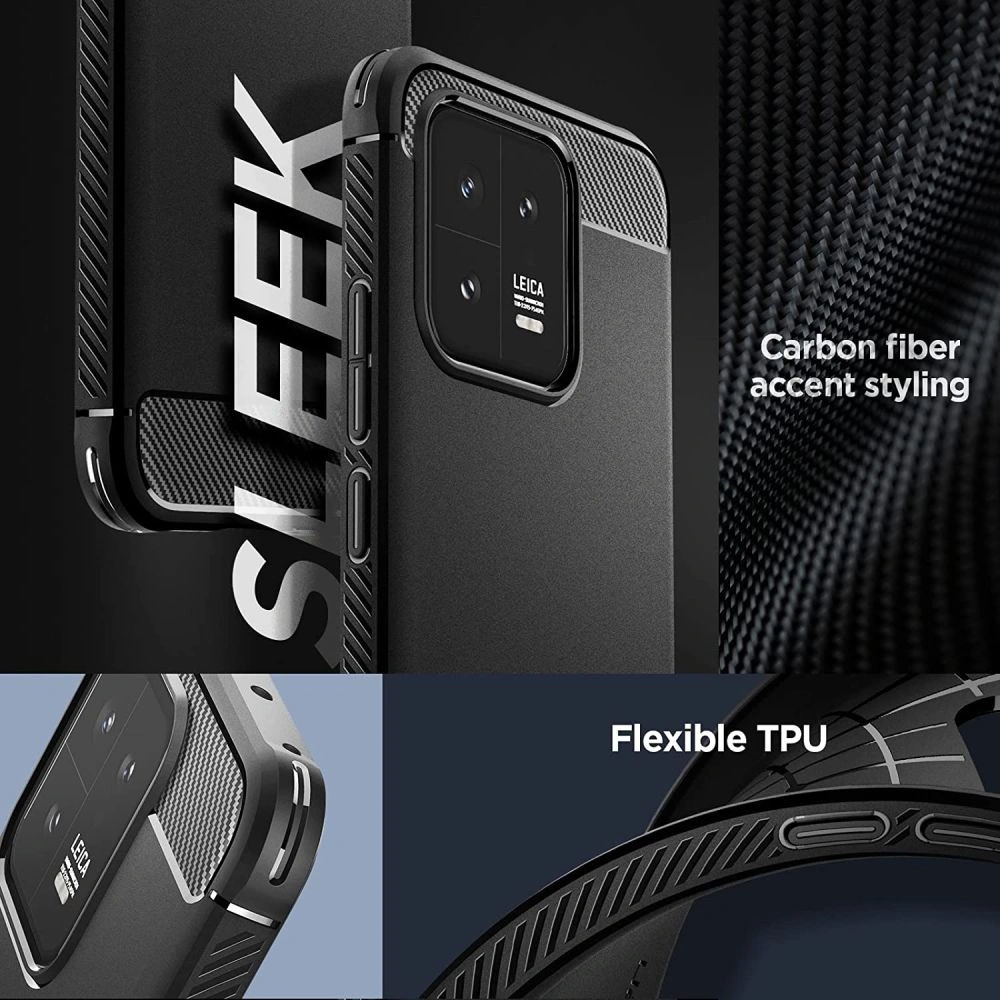 Hurtownia GSM - Etui Spigen Rugged Armor Xiaomi 13 Matt Schwarz - SPN2795 - {ean13} - Hurt