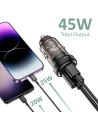 Hurtownia GSM - Ładowarka samochodowa Tech-Protect CC45W 2-port Car Charger PD 45W QC 3.0 Black - THP1820 - {ean13} - Hurt