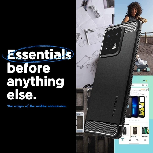 Etui Spigen Rugged Armor Xiaomi 13 Pro Matte Black