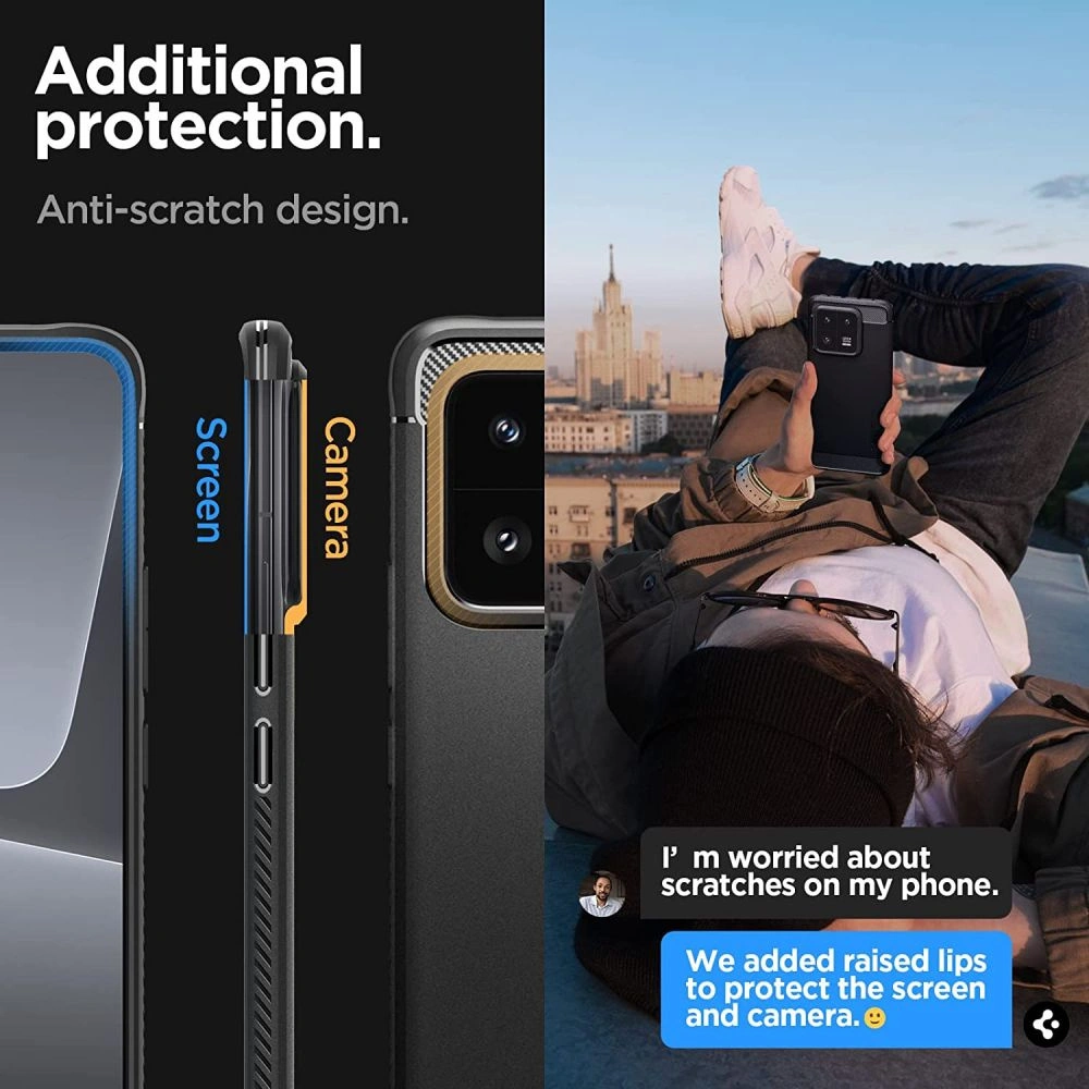 Hurtownia GSM - Etui Spigen Rugged Armor Xiaomi 13 Pro Matná Černá - SPN2796 - {ean13} - Hurt