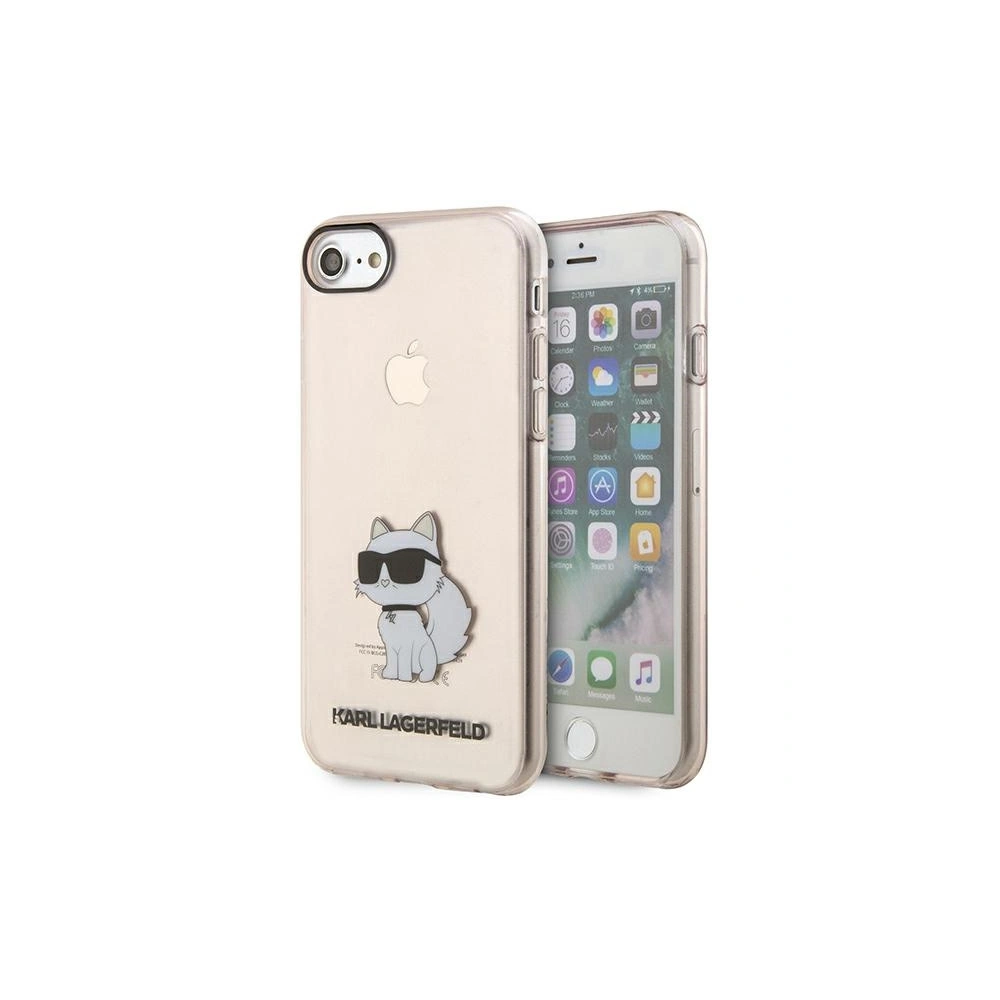 Hurtownia GSM - Etui Karl Lagerfeld KLHCI8HNCHTCP Apple iPhone SE 2022/SE 2020/8/7 růžový/pink hardcase Ikonik Choupette - KLD1519 - {ean13} - Hurt