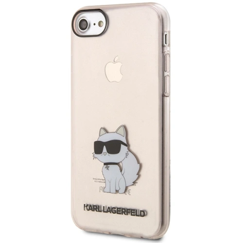 Etui Karl Lagerfeld KLHCI8HNCHTCP Apple iPhone SE 2022/SE 2020/8/7 różowy/pink hardcase Ikonik Choupette