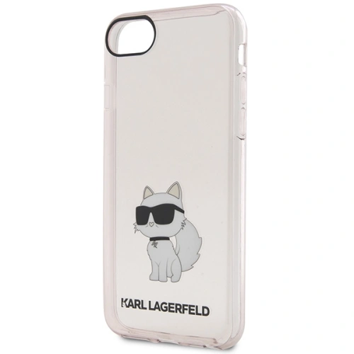 Etui Karl Lagerfeld KLHCI8HNCHTCP Apple iPhone SE 2022/SE 2020/8/7 różowy/pink hardcase Ikonik Choupette