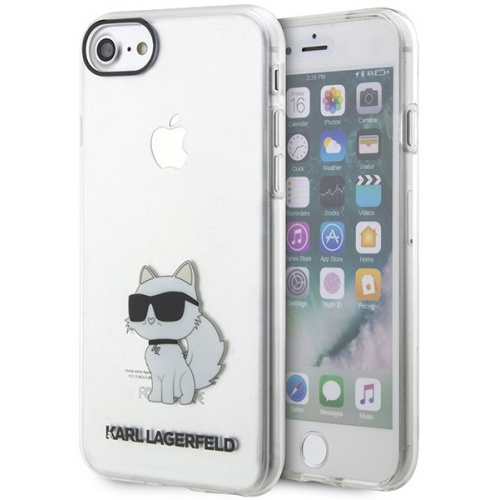 Karl Lagerfeld Distributor - 3666339118839 - KLD1520 - Karl Lagerfeld KLHCI8HNCHTCT Apple iPhone SE 2022/SE 2020/8/7 transparent hardcase Ikonik Choupette - B2B homescreen