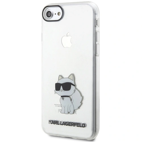 Etui Karl Lagerfeld KLHCI8HNCHTCT Apple iPhone SE 2022/SE 2020/8/7 transparent hardcase Ikonik Choupette
