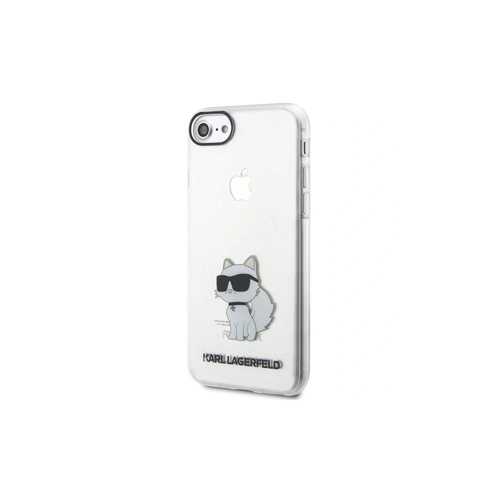 Hurtownia GSM - Etui Karl Lagerfeld KLHCI8HNCHTCT Apple iPhone SE 2022/SE 2020/8/7 transparentes Hardcase Ikonik Choupette - KLD1520 - {ean13} - Hurt