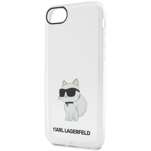 Etui Karl Lagerfeld KLHCI8HNCHTCT Apple iPhone SE 2022/SE 2020/8/7 transparent hardcase Ikonik Choupette