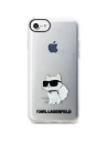 Hurtownia GSM - Etui Karl Lagerfeld KLHCI8HNCHTCT Apple iPhone SE 2022/SE 2020/8/7 transparentes Hardcase Ikonik Choupette - KLD1520 - {ean13} - Hurt