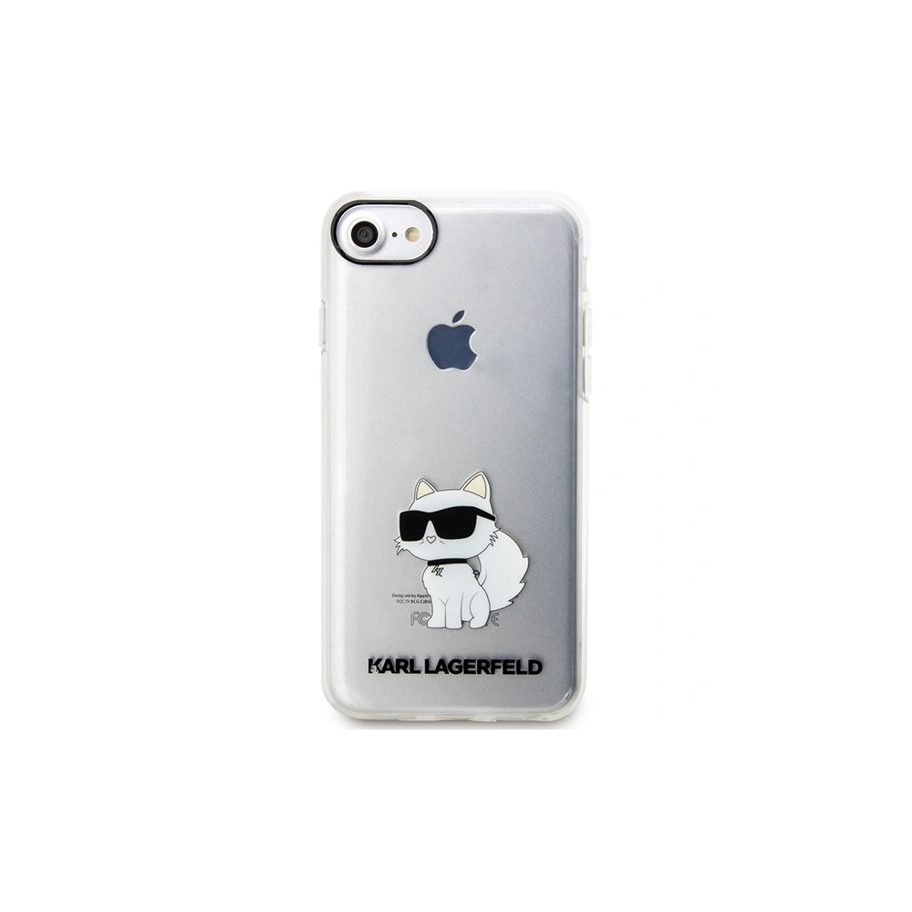Hurtownia GSM - Etui Karl Lagerfeld KLHCI8HNCHTCT Apple iPhone SE 2022/SE 2020/8/7 transparentes Hardcase Ikonik Choupette - KLD1520 - {ean13} - Hurt