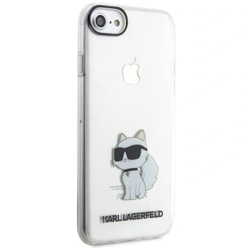 Etui Karl Lagerfeld KLHCI8HNCHTCT Apple iPhone SE 2022/SE 2020/8/7 transparent hardcase Ikonik Choupette