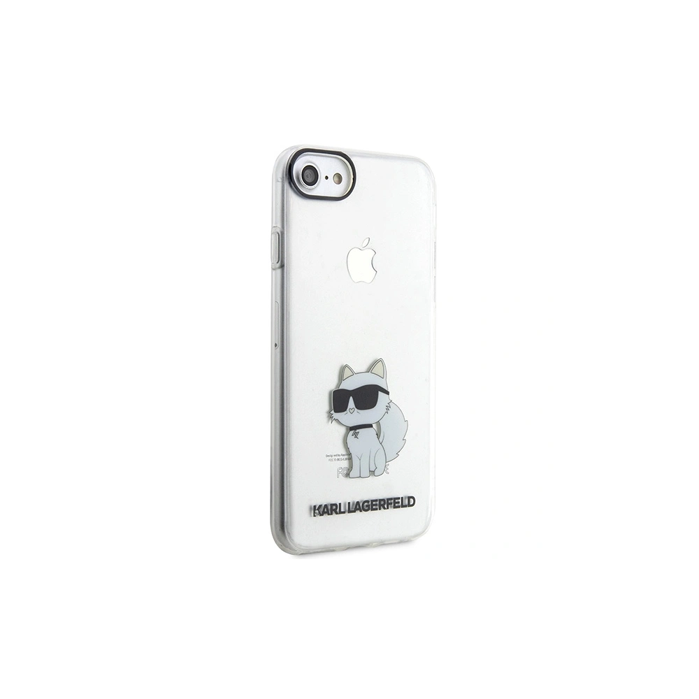 Hurtownia GSM - Etui Karl Lagerfeld KLHCI8HNCHTCT Apple iPhone SE 2022/SE 2020/8/7 transparentes Hardcase Ikonik Choupette - KLD1520 - {ean13} - Hurt