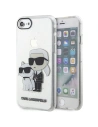 Hurtownia GSM - Etui Karl Lagerfeld KLHCI8HNKCTGT Apple iPhone SE 2022/SE 2020/8/7 hardcase transparent Gliter Karl&Choupette - KLD1521 - {ean13} - Hurt